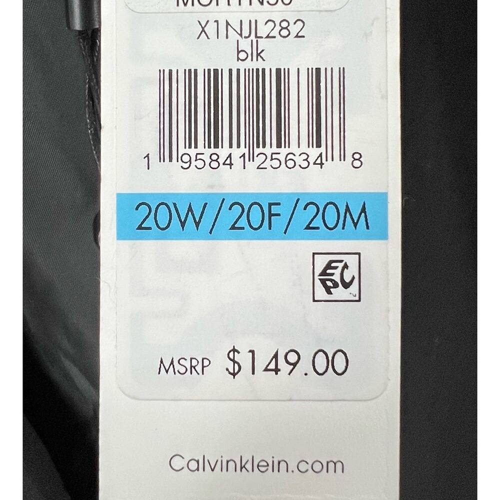 Calvin Klein Blazer Womens 20W Black Open Front Career Work Jacket Plus Size - Picture 11 of 16